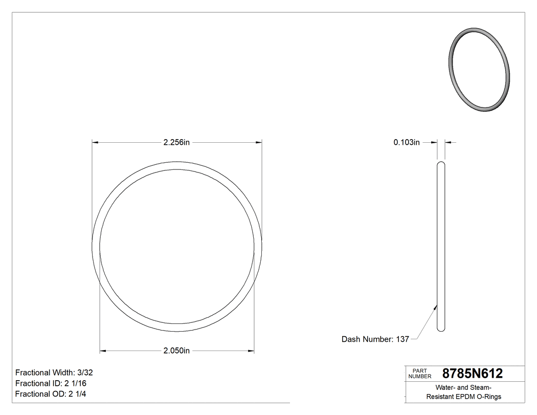 Technical drawing - 8785N612